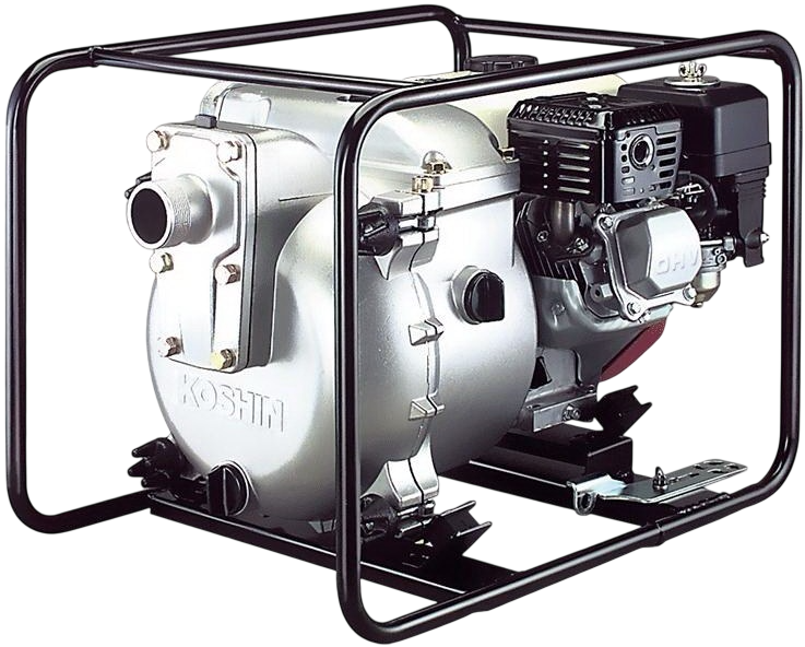 Дизельная мотопомпа для очень грязной воды KOSHIN KTY-50D